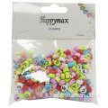 4 * 7 mm Colorful Pearler acrylique Alphabet Letter Perles